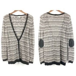 Soft Joie Elbow Patch Boyfriend Cardigan
